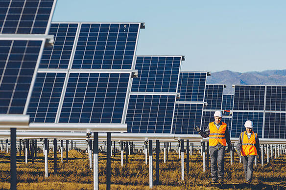 Solar panels for sustainable energy