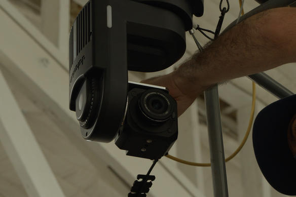 DP on right hand side mounting BGH1 camera on Datavideo PTR-10 head