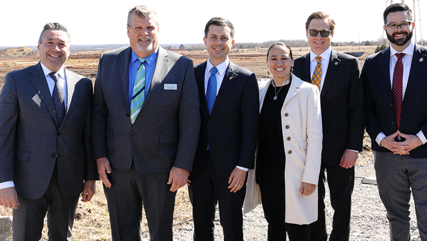 Panasonic Energy leadership welcomes U.S. Transportation Secretary Pete Buttigieg and US Representative Sharice Davids