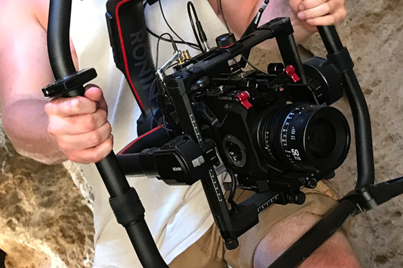 eva1 cinema camera on ronin pro video gear